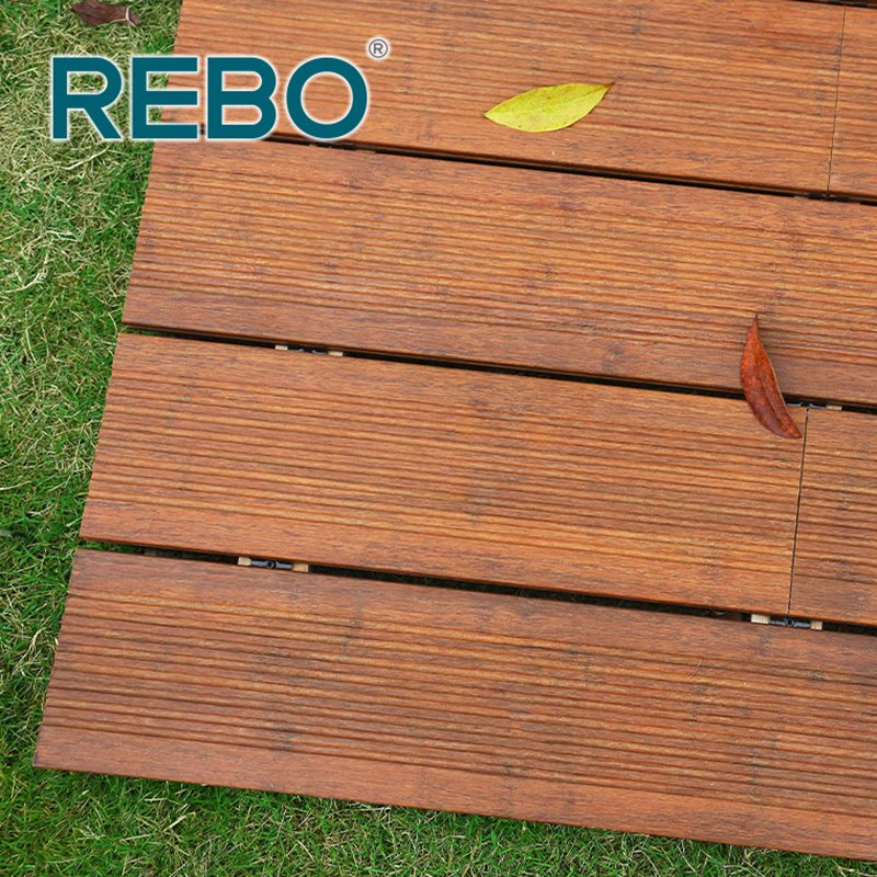 Waterproof High Density Bamboo Engineered Timber Flooring Outdoor