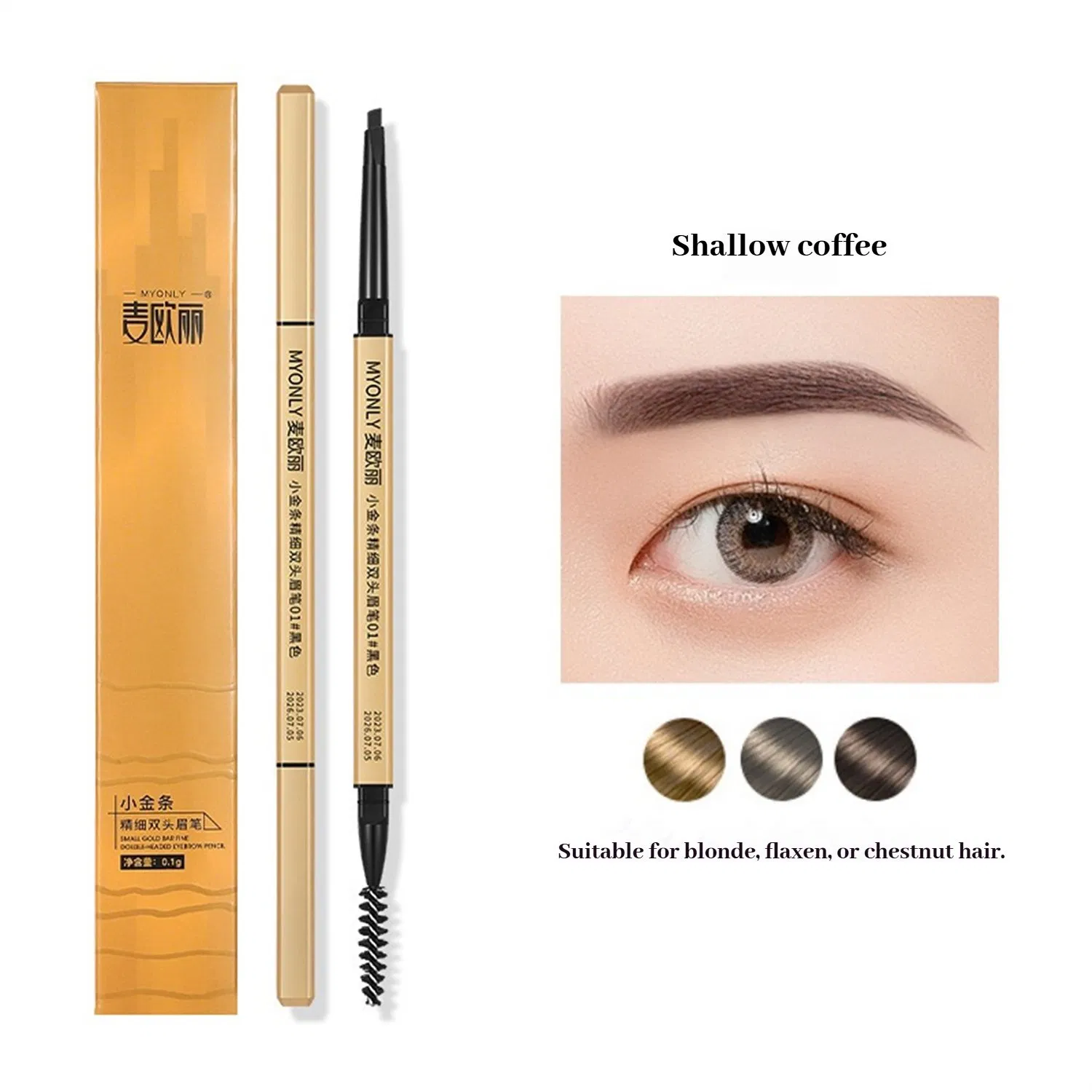 Premium Multi-Color Natural-Looking Sculpting Cosmetic Eyebrow Pen