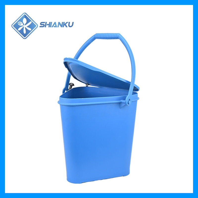 Shianku Industrial Food Grade 6 Liter Small Plastic Bucket with Lid