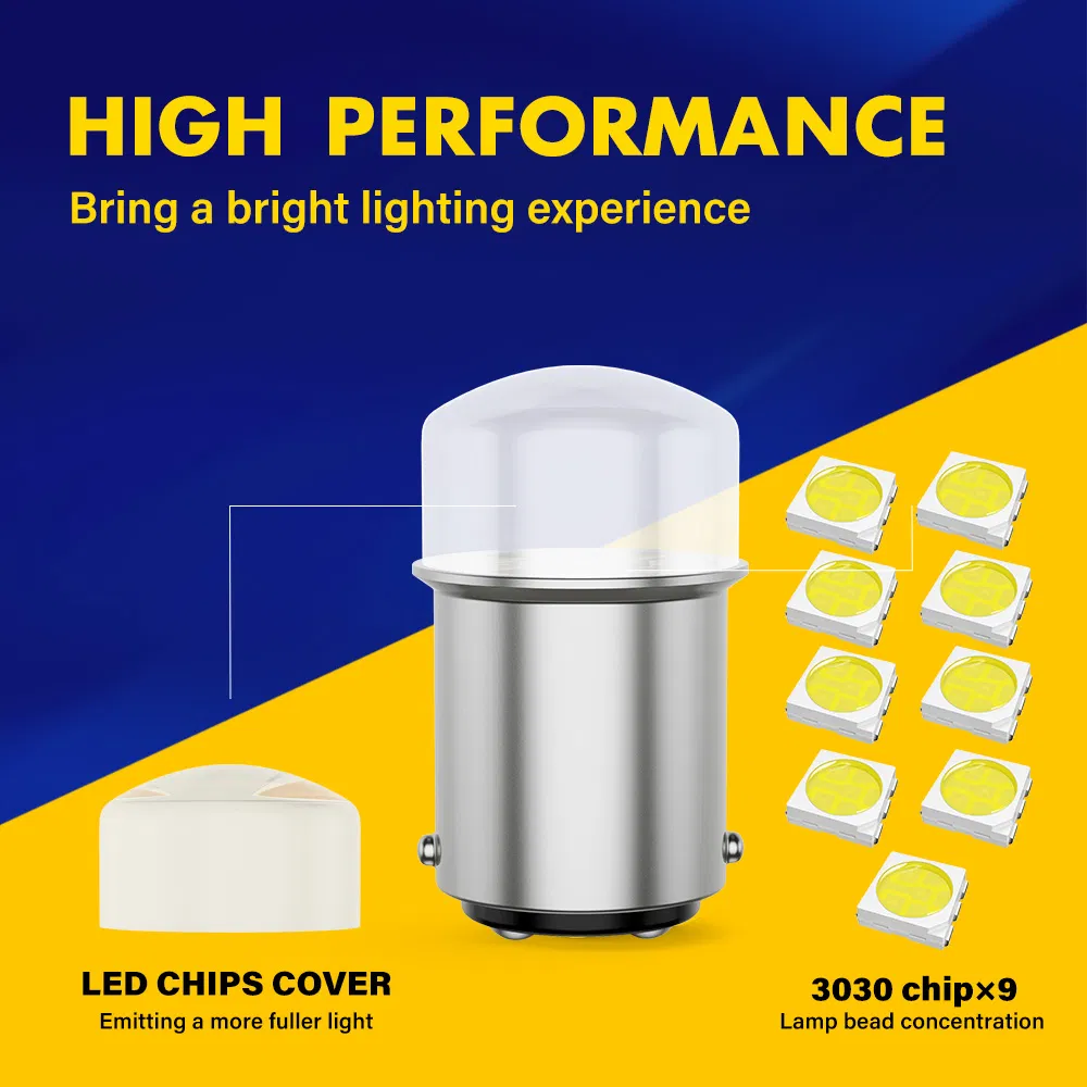 Светодиодная лампа BKR 1157 9SMD для поворотников