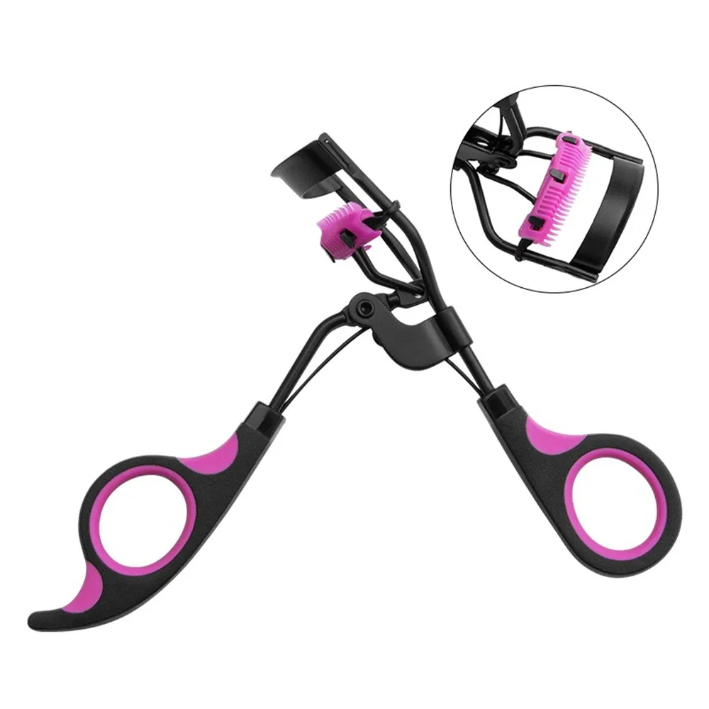 Black Manual Portable Makeup Eyelash Curler Curling Lash