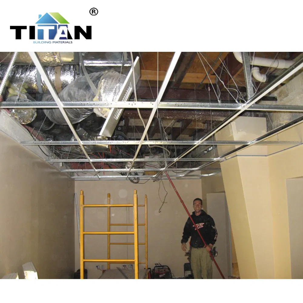 Ceiling Material Zinc Galvanized Main T Grid Ceiling System