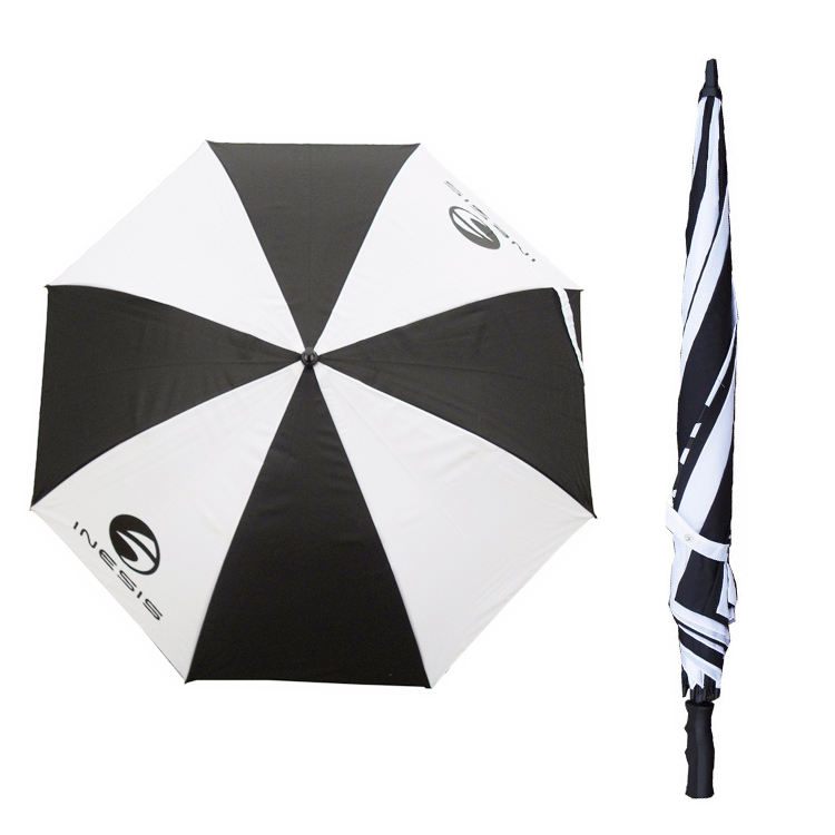 Windproof, sunny, and rainy advertising can be customized with a logo for car reverse double layer hands-free gift umbrella