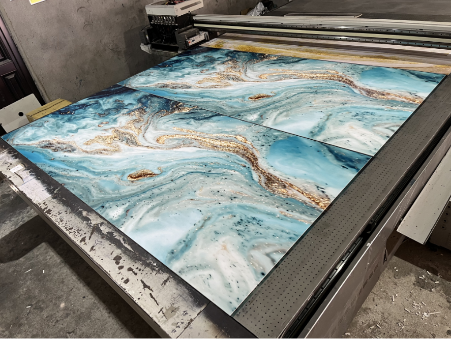 1220*2440mm 3D PVC Waterproof Marble Sheet PVC UV Marble Sheet Wall Panel Marble PVC Sheet