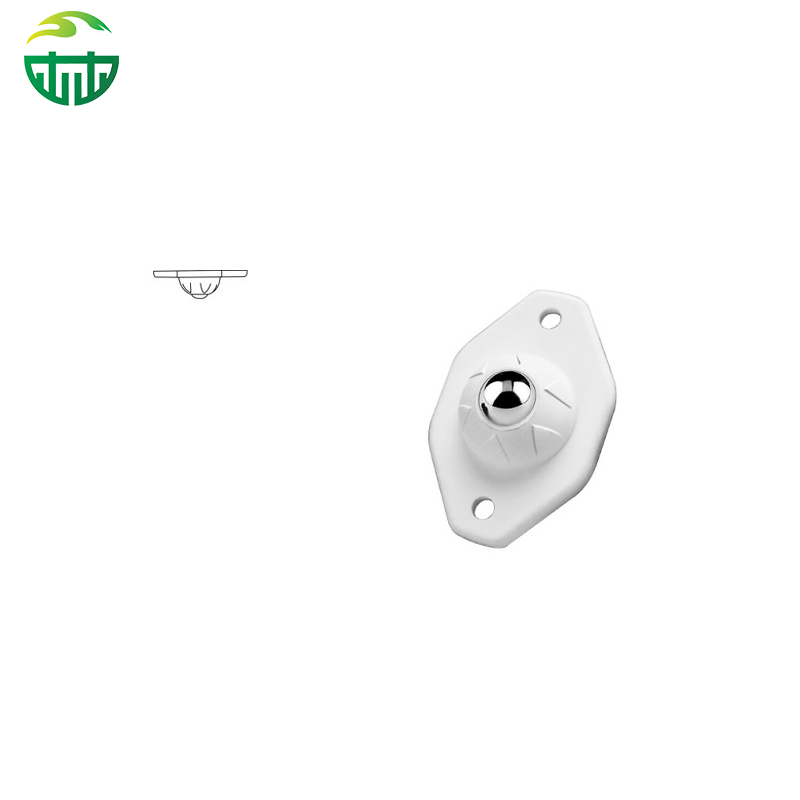 Adhesive Swivel Caster Wheels 360° Rotating Stainless Steel Ball Casters for Furniture, Cabinets, Trash Cans, Boxes