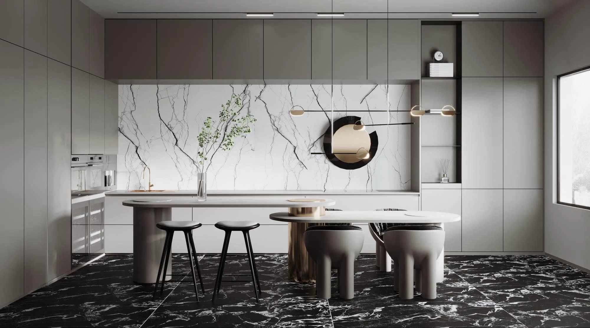 800*800mm Basalt Black Superfine Dry Grain Ceramic Tile for Floor & Wall