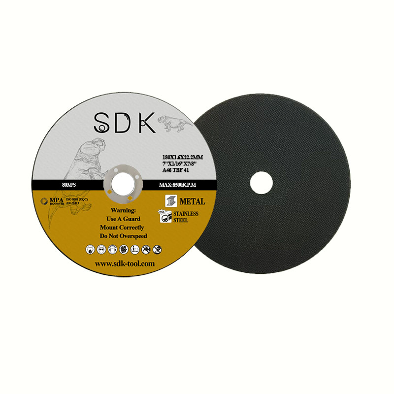 180X1.6X22.2mm Cut-off Wheel Abrasive Cutting Disc for Steel