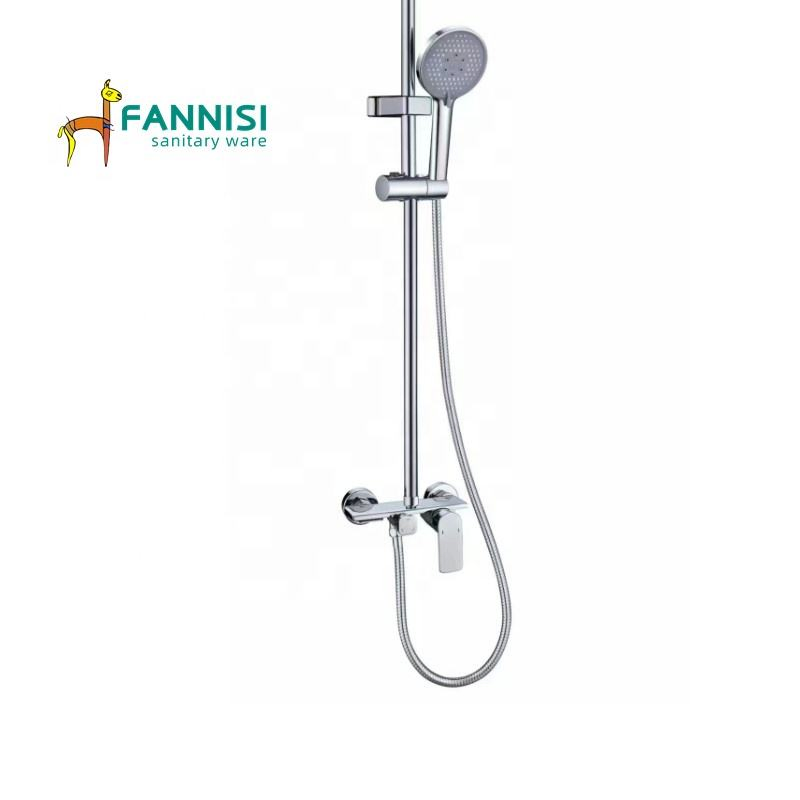 Handheld Shower Cheap Shower Mixer Faucet Wall Mounted Rainfall Shower Tap System Bathroom Shower Set