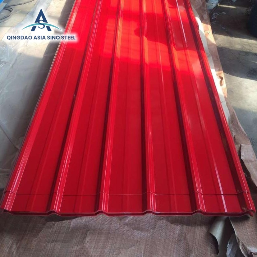 Factory Supply PPGI Color Coated Galvanized Corrugated Steel Roofing Roof Sheet
