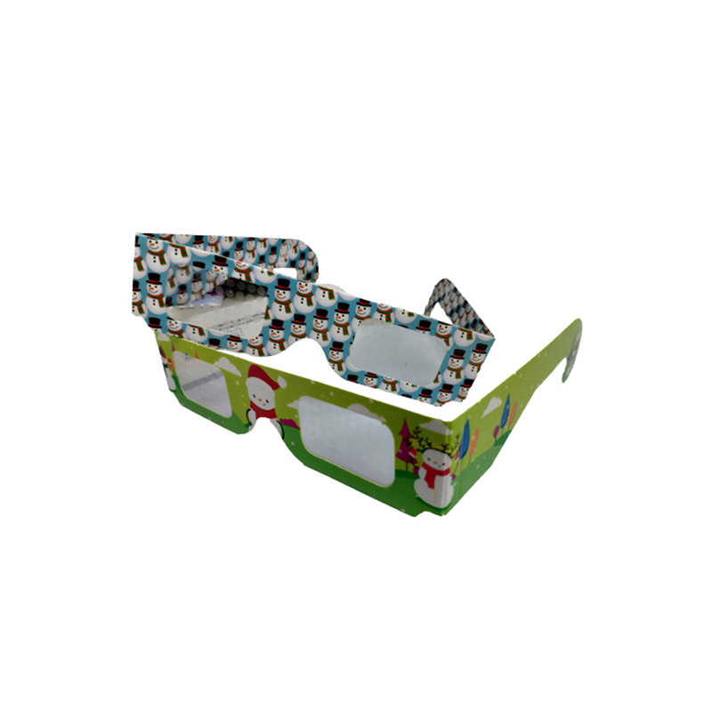 2025 Happy Face Paper Diffraction Glasses Light Diffraction Glasses
