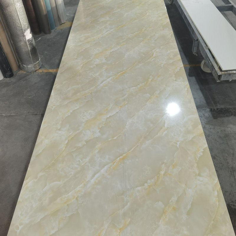 Modern Style 8mm Carbon Crystal Boards Wall Panel Wood Grain PVC Board Wooden Textured Wall Panel