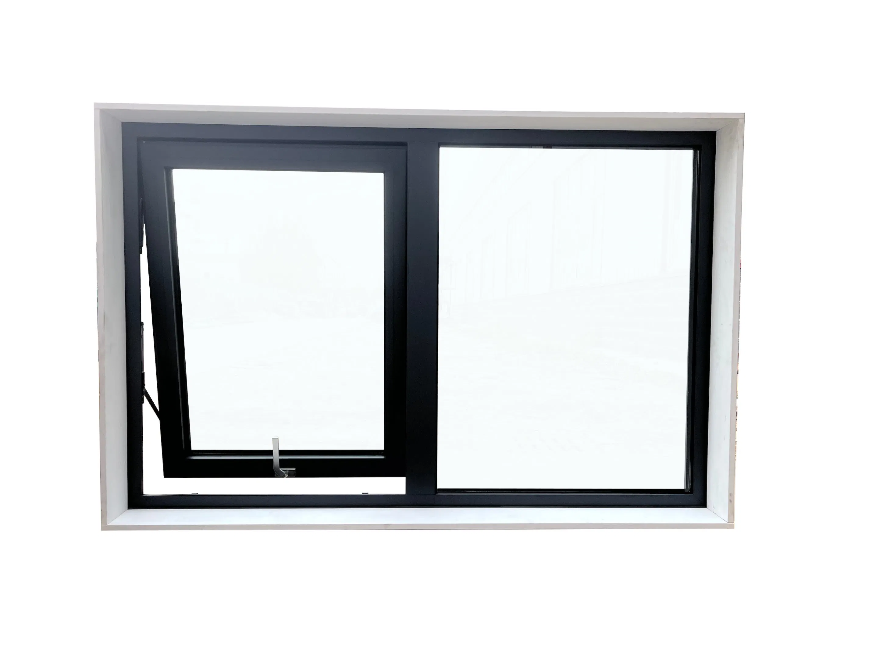 Penjoy New Zealand Standard Thermo Break Aluminum Tempered Glass Awning Window