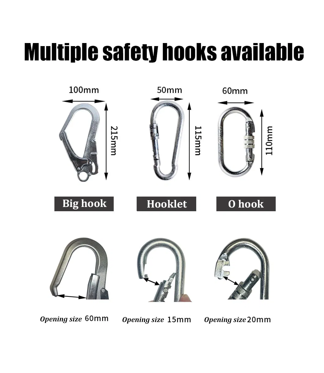 High Quality OEM Factory En362 Alloy Steel Safety Lifting Snap Safety Hook
