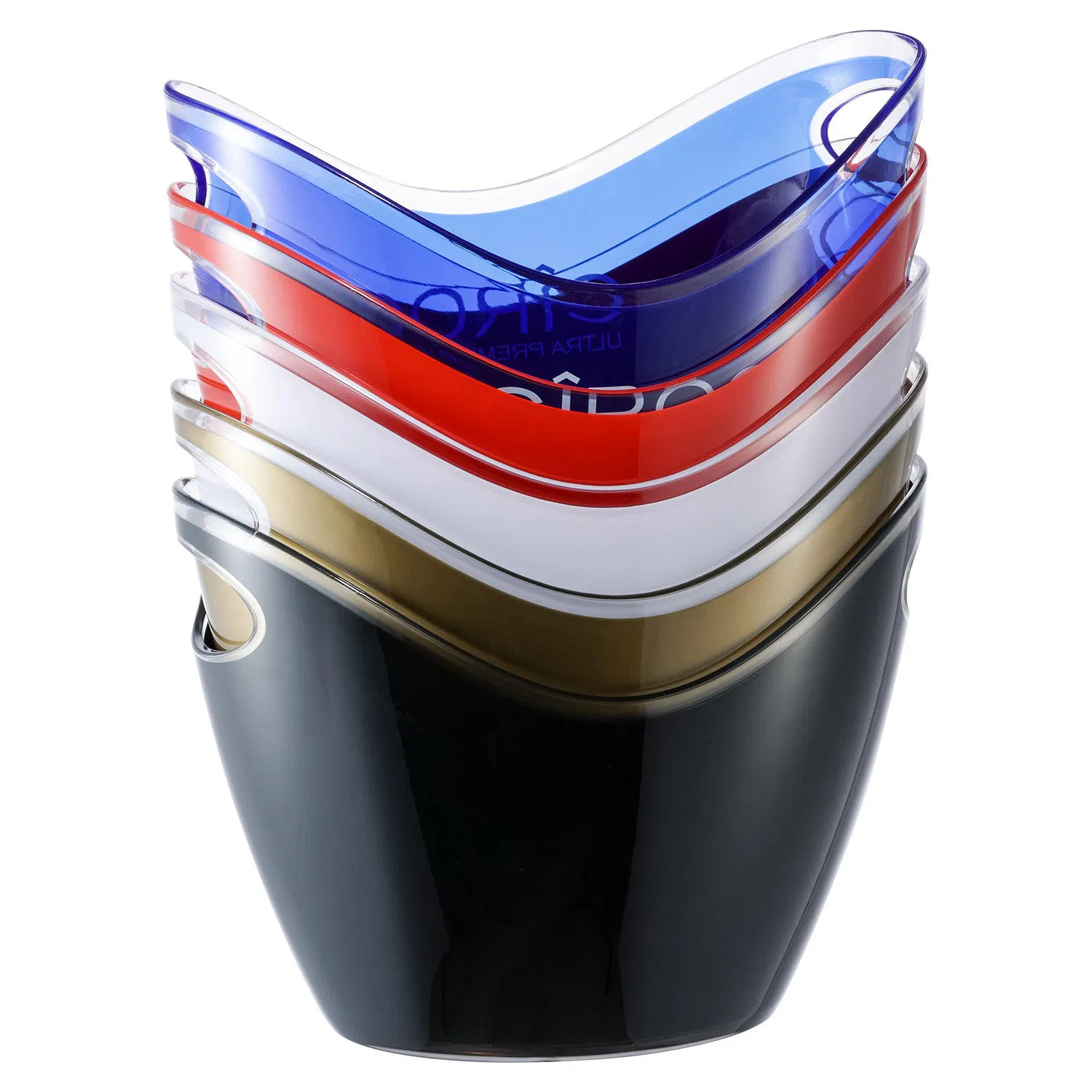 4L Clear Transparent Acrylic Wine Champagne Beer Ice Bucket for Party