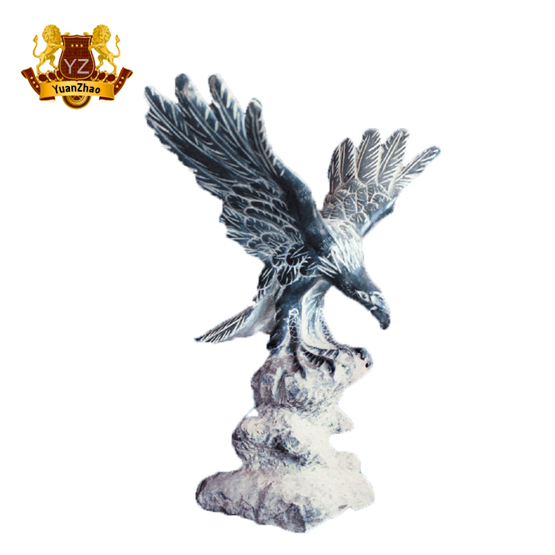 Home Decoration White Marble Eagle Sculpture for Sale