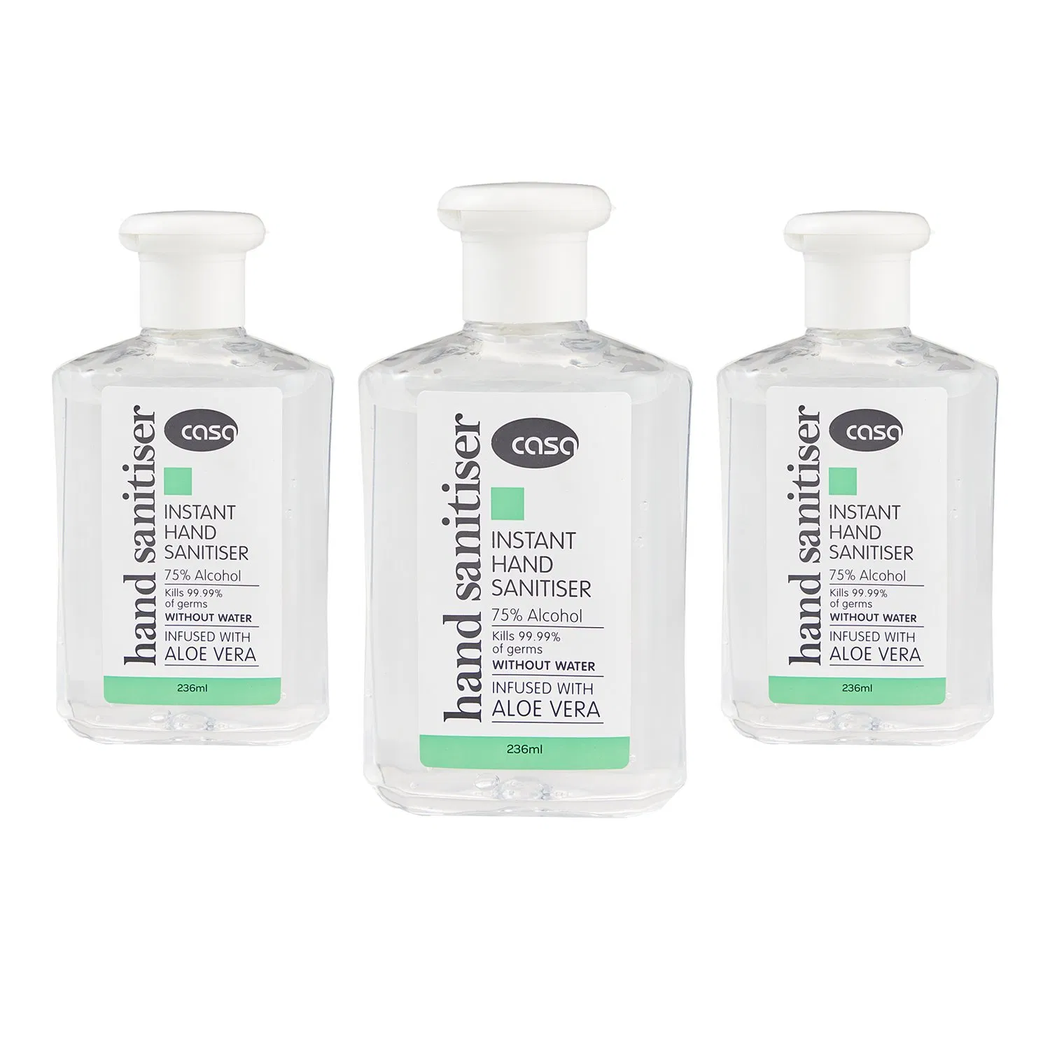 8 Ounce Anti-Bacterial Instant 75% Ethyl Alcohol Hand Sanitizer Gel