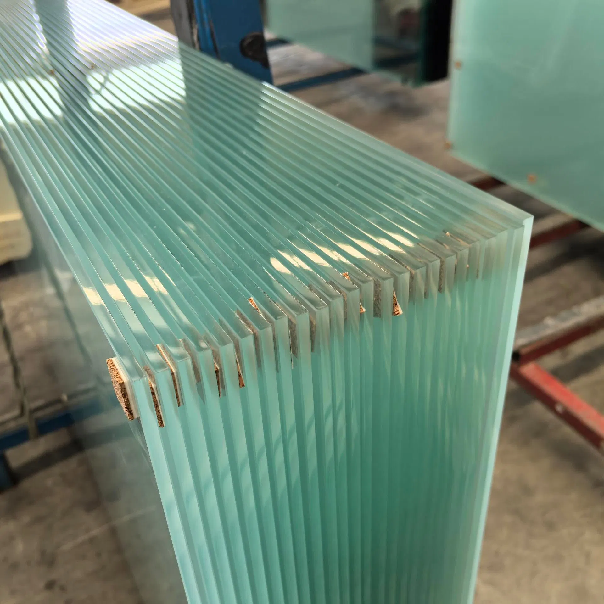 Privacy Architectural Decorative No Fingerprints 10mm Frosted Thickness Acid Etched Glass for Building Decorate