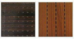 AG. Acoustic Decorative Material Grooved Ceiling Tiles Wooden Timber Slated Wall Panels