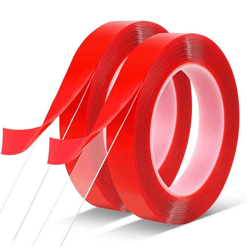 Transparent Strong Adhesive Polyester Tape with Solvent Glue and Double Sided Stickiness