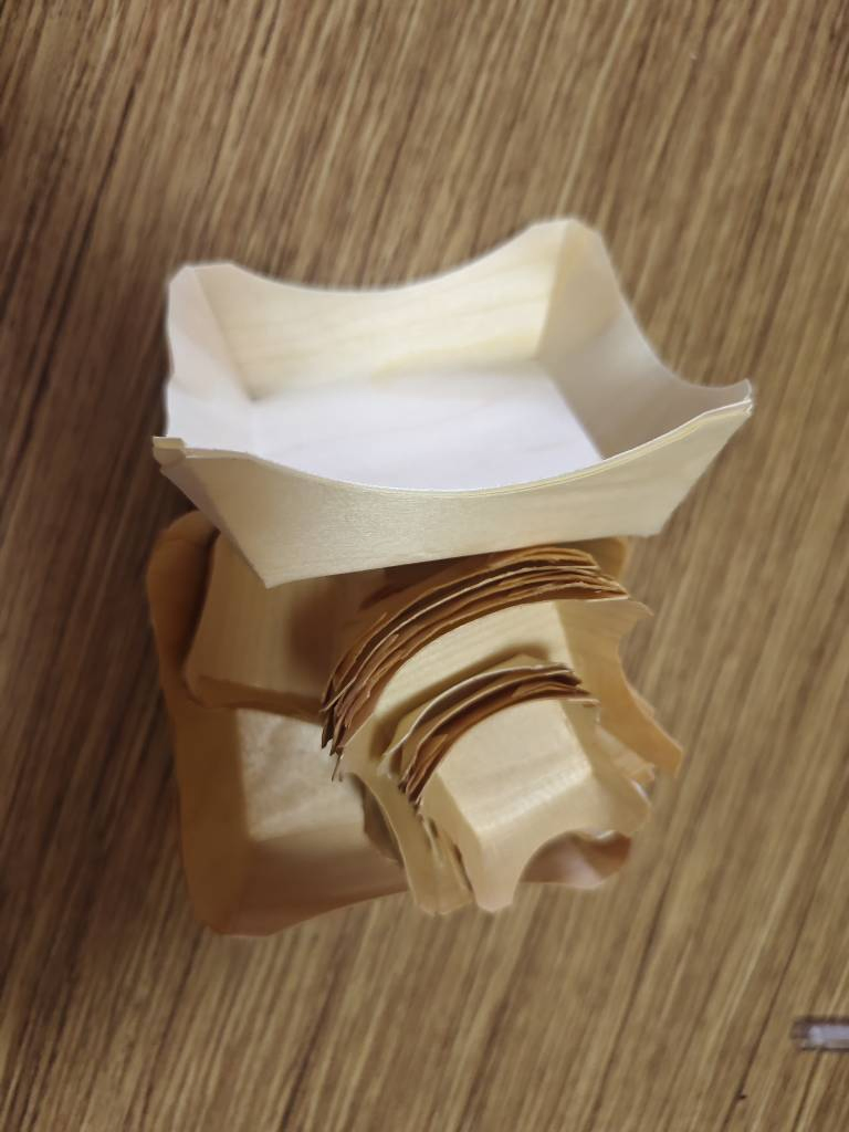Aspen Wood 3'' Sushi Wooden Boat 5'' Sushi Wooden Trays