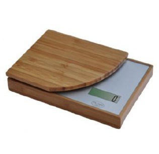 Electronic Food Scale Digital Bamboo Kitchen Scale