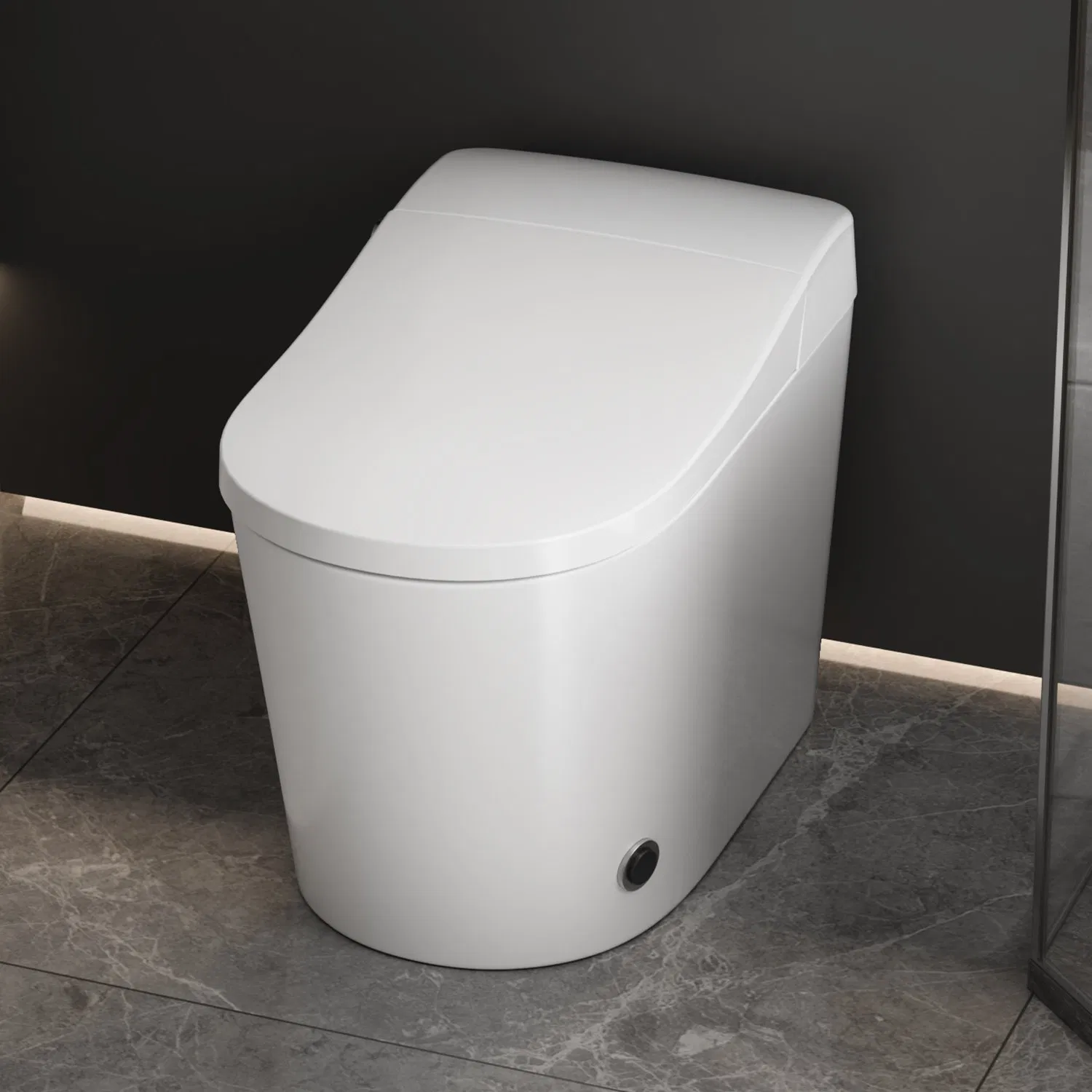 Infrared Electronic One Piece Smart Bidet Intelligent Toilet Bathroom Commode Automatic Ceramic Bathroom Wc Smart Toilet