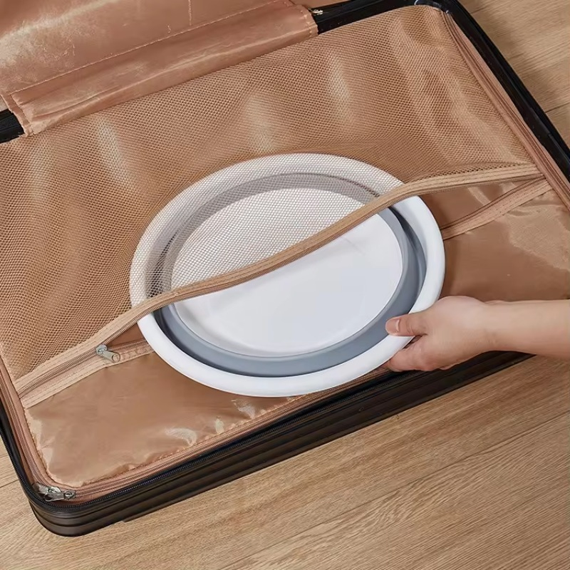 Multifunctional Foldable Sink Two Colors Reinforced Various Scenes Applicable Plastic Basin