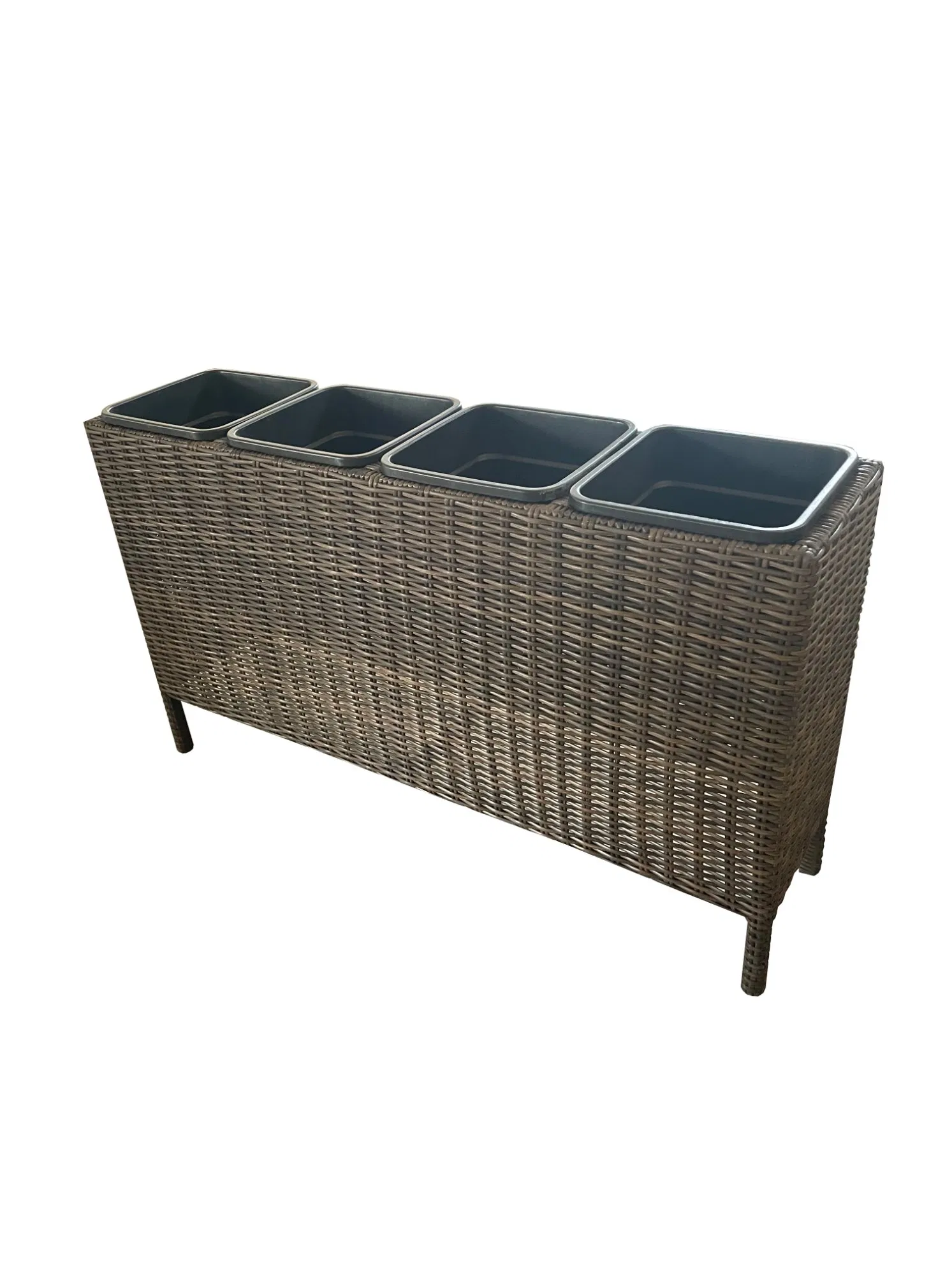 Подвесное кашпо из ротанга для сада и дома