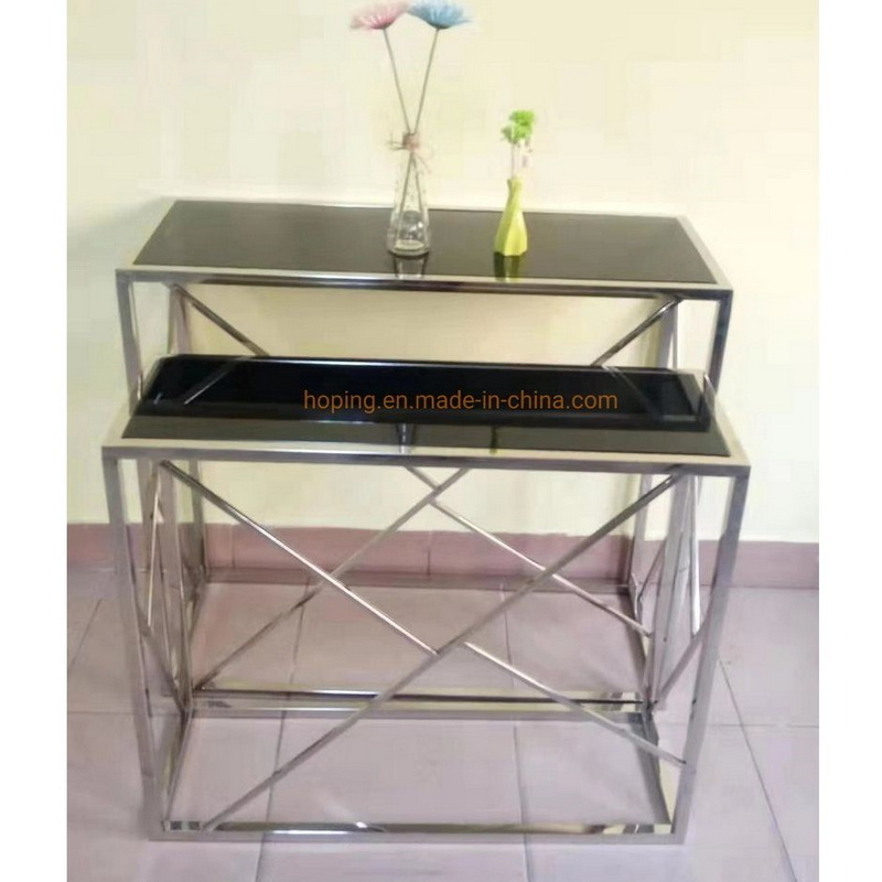Hotel Suitcase Side Long Table Fashion Decorated Desk Light Table Flower Stand