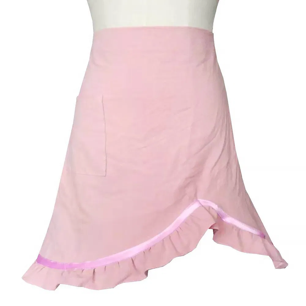 Stylish Ruffled Waist Aprons for Women in Barber Shops