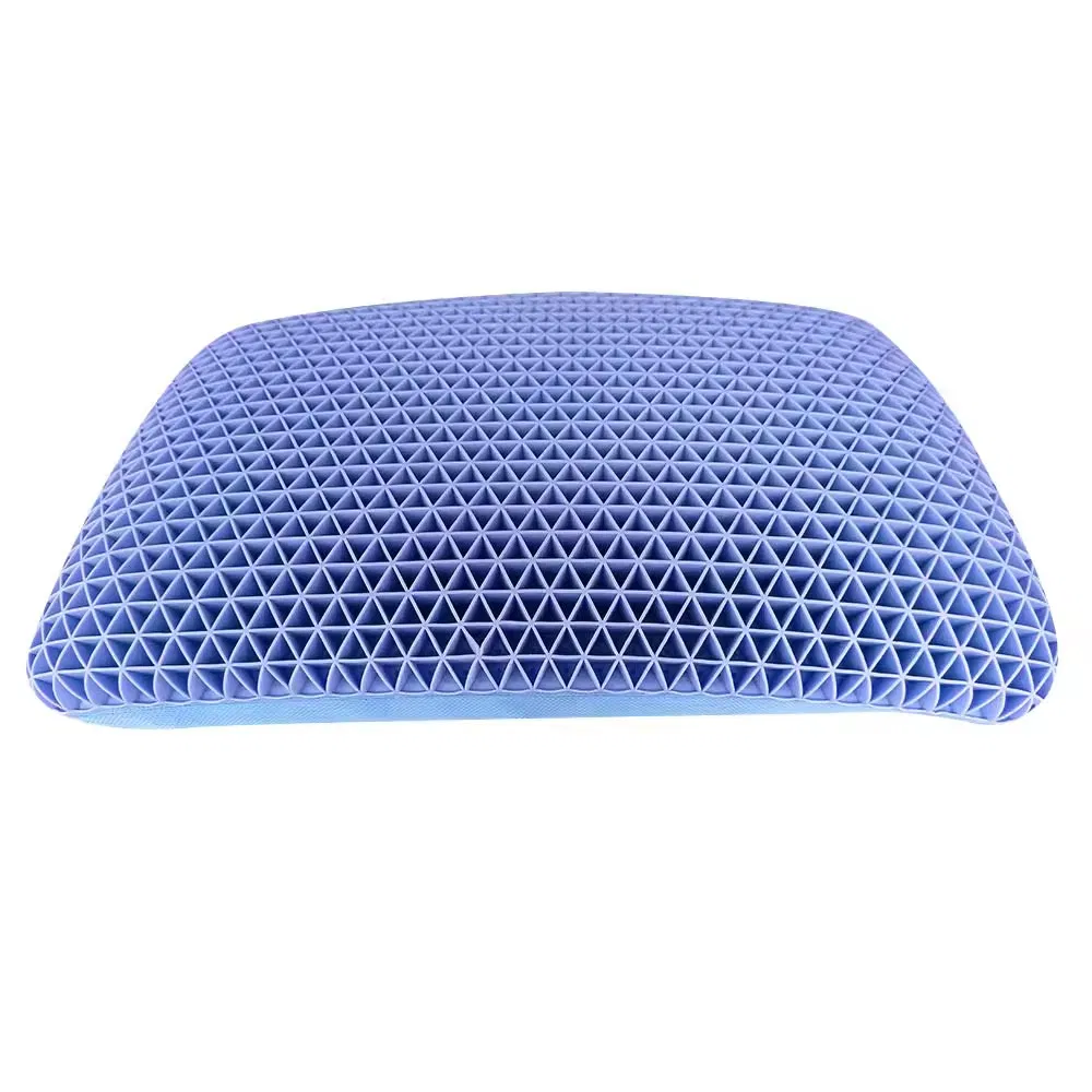 China Supply Pillow TPE Gel Grid TPS SEBS Silicone Hyper Elastic Polymer Memory Foam Latex Pillow Poe 4D Air Fiber Sponge Gel Pad Mattress Topper TPE Pillow