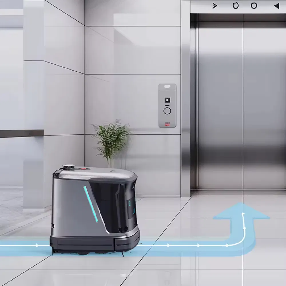 Industrial and Commercial Floor Sweeping Robots Smart Large Road Cleaning Robots for Station Garage Workshop
