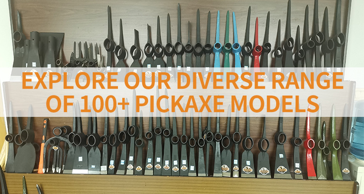 Factory Wholesale Customized High Quality Agricultur Wooden Handle Pickaxe