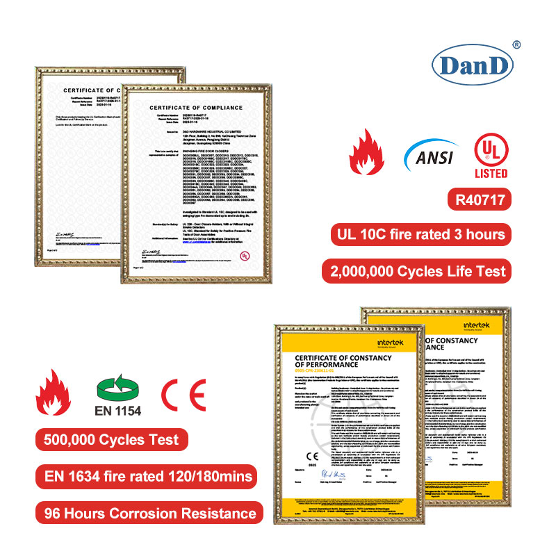 UL/CE Fire Rated Heavy Duty Automatic Concealed Hydraulic Security Overhead Hold Open Hidden Sliding Electric Aluminum Alloy Commercial Pneumatic Door Closer