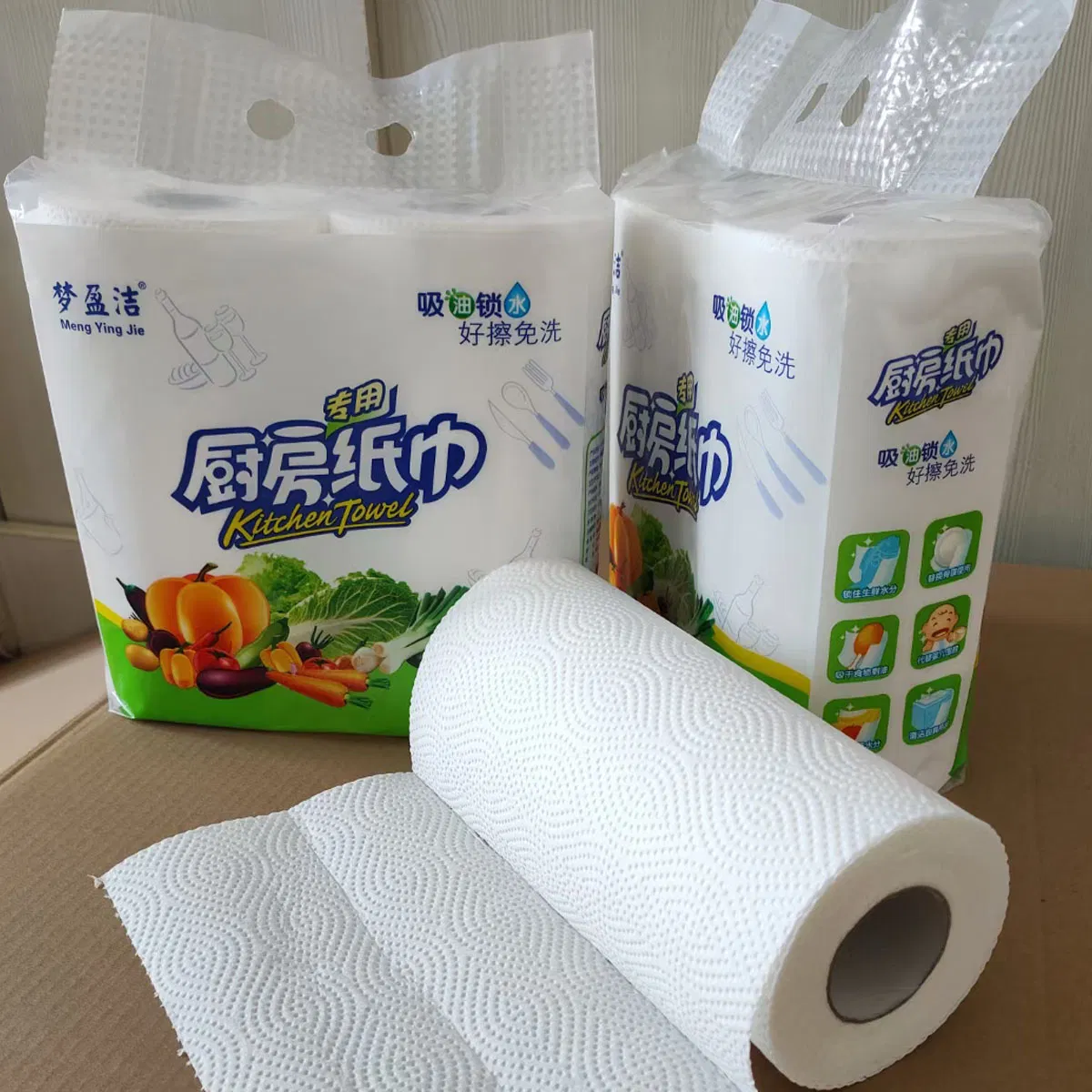 High Quality and Latest Design Roll Paper Towel Kitchen Paper with Core