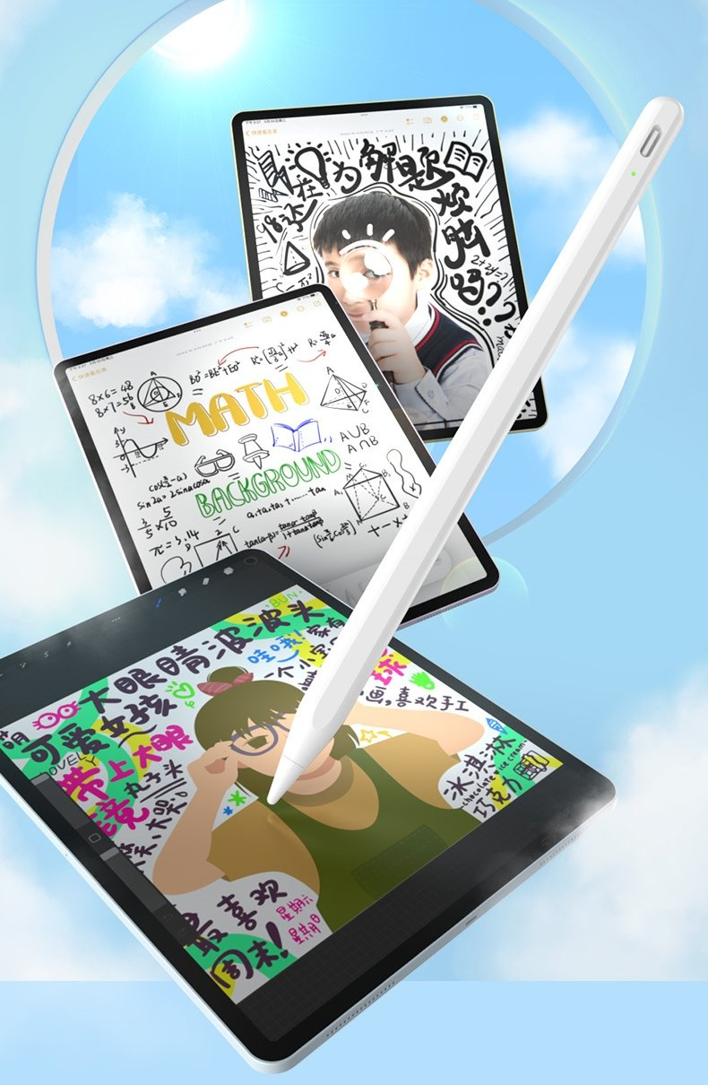 Tilt Magnetic Palm Rejection Stylus Pen for Apple iPad Pen