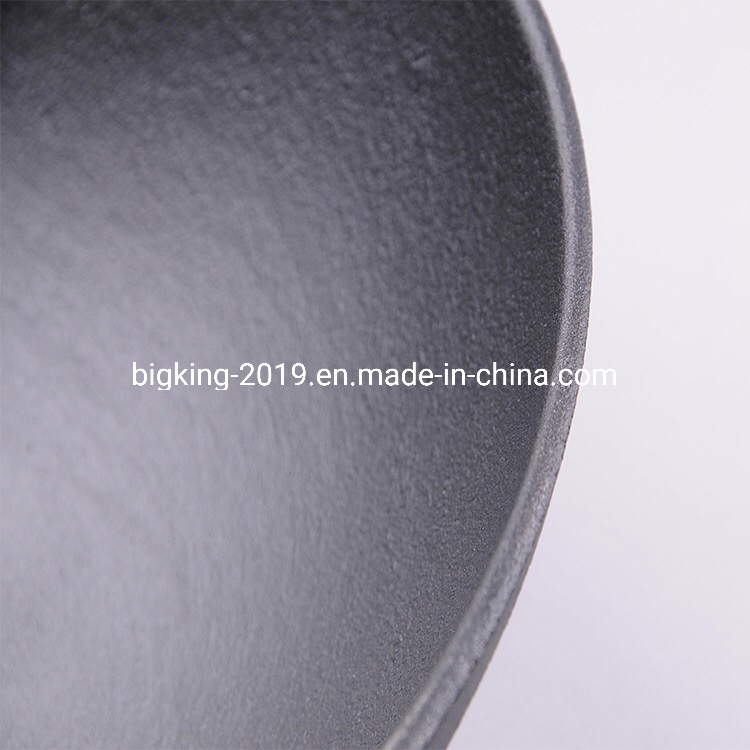 Extra Large Non Stick Fry Pan Iron Wok Pan with Vegetable Oil Coating
