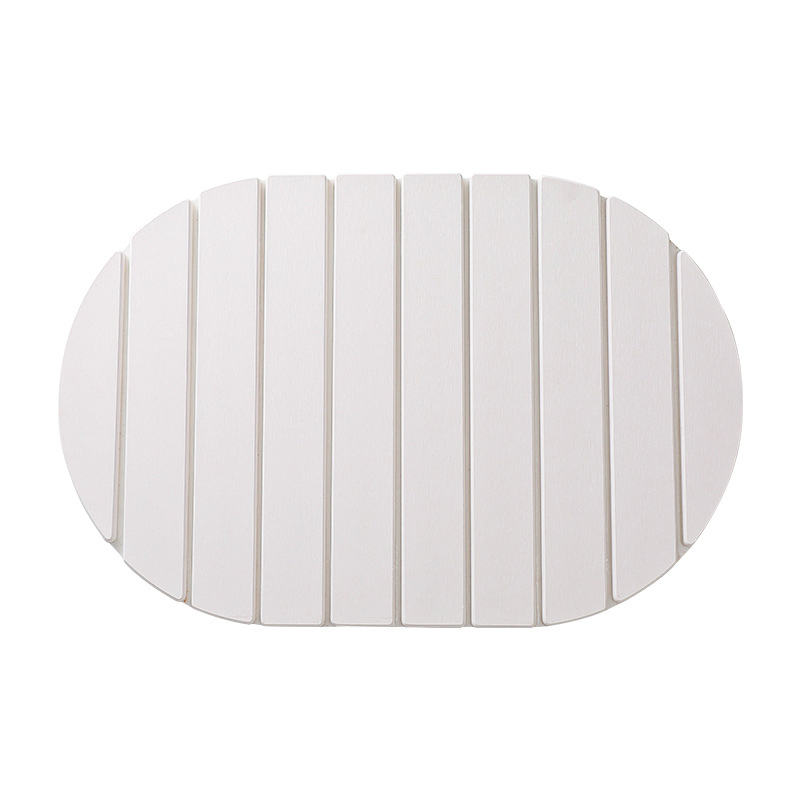 Foldable Stone Bath Mats Super Absorbent Diatom Mat Solid Non Slip Wholesaler Mat