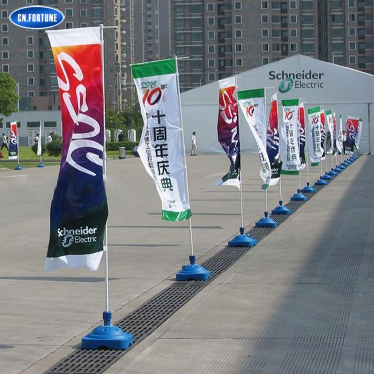 Outdoor Advertising Beach Flag 3m Beach Flag with Nice Price