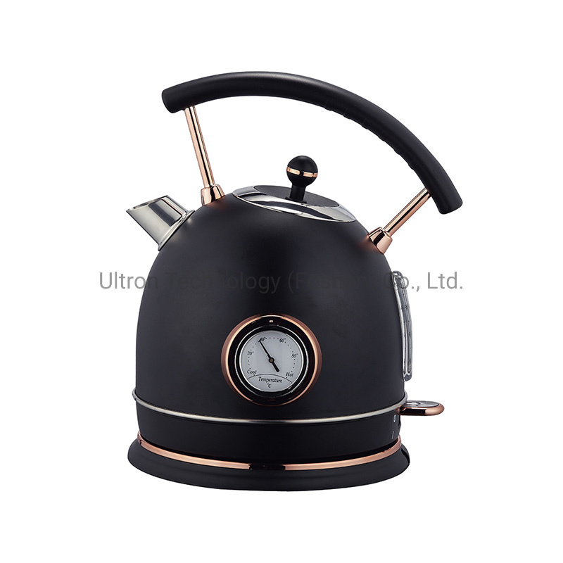 2L Europe Design Electric Kettle with Stainless Steel Housing