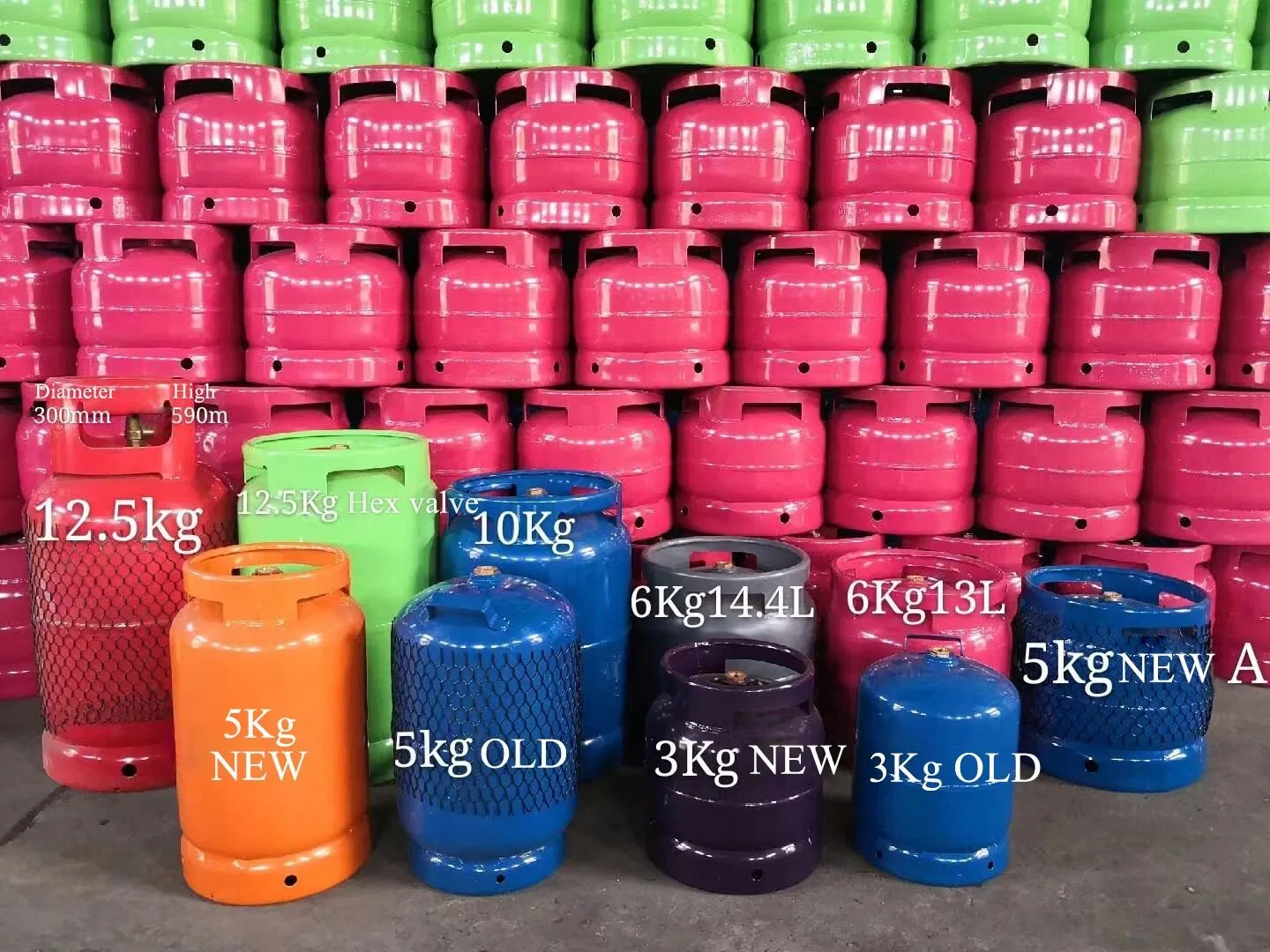 Wholesale 6kg Cylinder Travel Picnic Variety of Small Gas Tanks Liquefied Petroleum Gas Cylinders