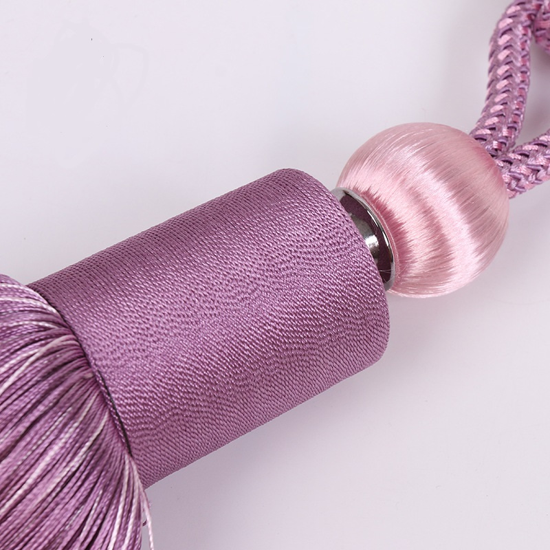 Wholesale Curtain Accessory Multicolor Curtain Tassel Tieback Rope Cord Tieback