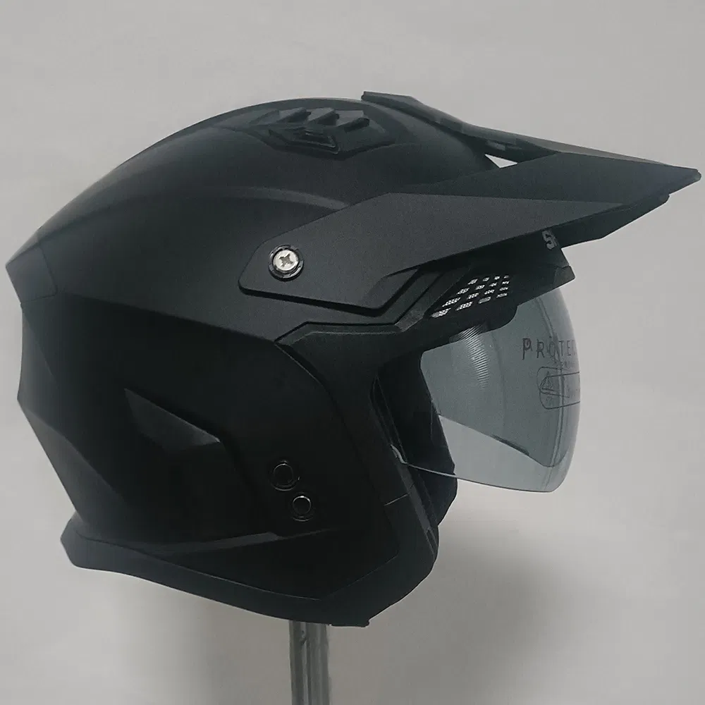 ECE 22-06 Approved Off-Road Motorcycle Helmet with Sun Visor