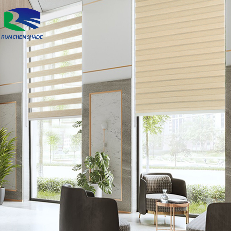 Electric Blackout Roller Blinds Smart Motorized Zebra Blinds