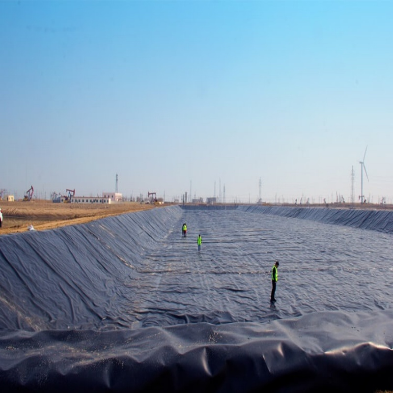 High Tensile Strength HDPE Geomembrane Pond Liner Dam Liner for Fish Farm Landfill in Indonesia