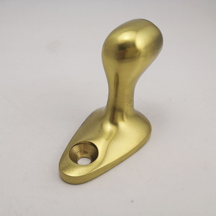 China Supplier Golden Brass Door Stop with Buffer