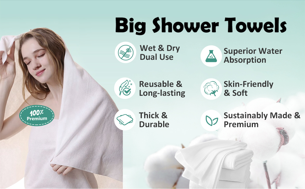 Disposable Absorbent Bath Towel Reay to Ship Wholesale