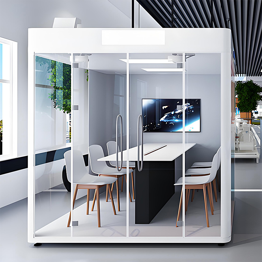 Partially Enclosed Shockproof Sound Booth Office Mute Detachable Soundproof Restaurant Factory Apple Cabin
