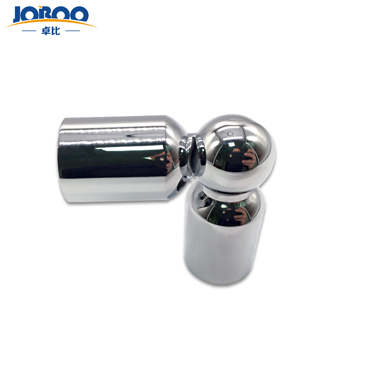 China Manufacturer Glass Door Copper Pipe Fitting Shower Room Connector for Round Tube