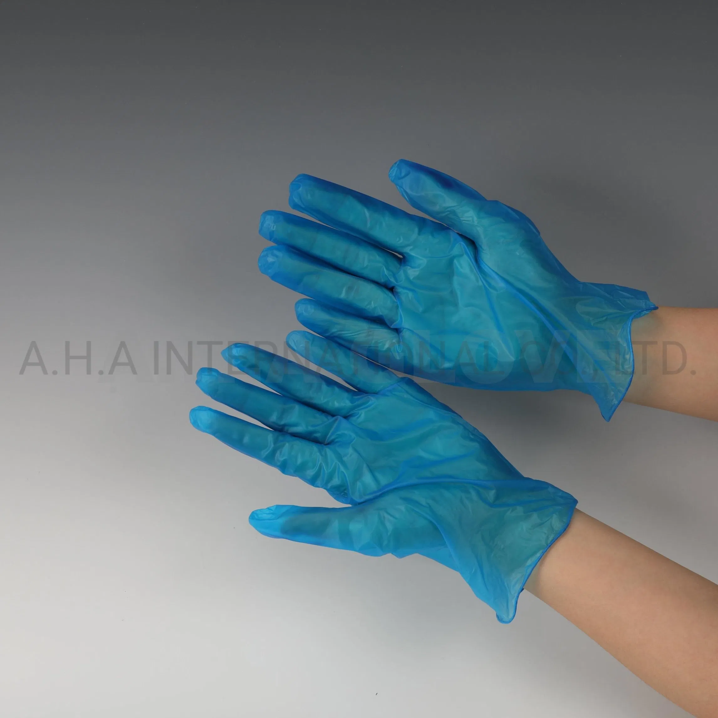 High Quality Safety Disposable Clear Blue Work Examination Nitrile/Vinyl/PVC/Latex/PE Gloves for Hand Protective